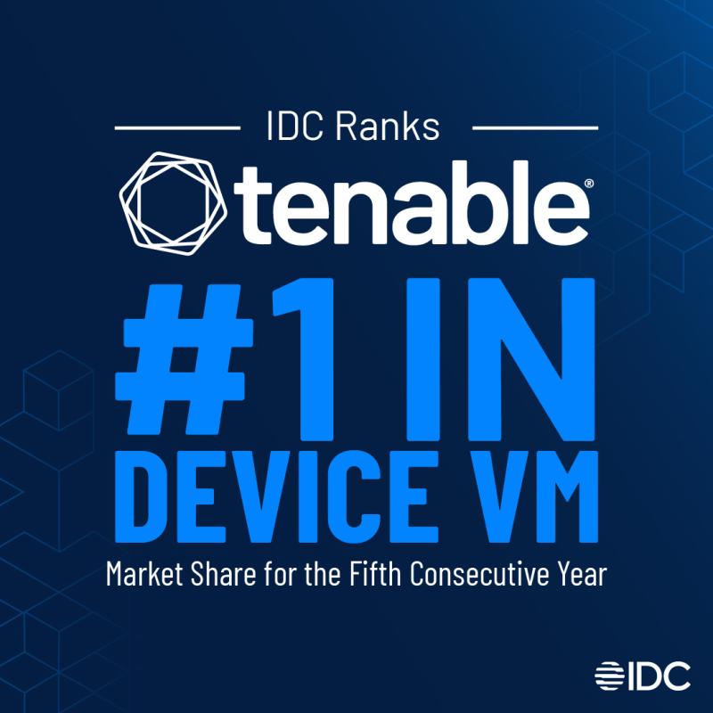 Tenable #1 in Device VM