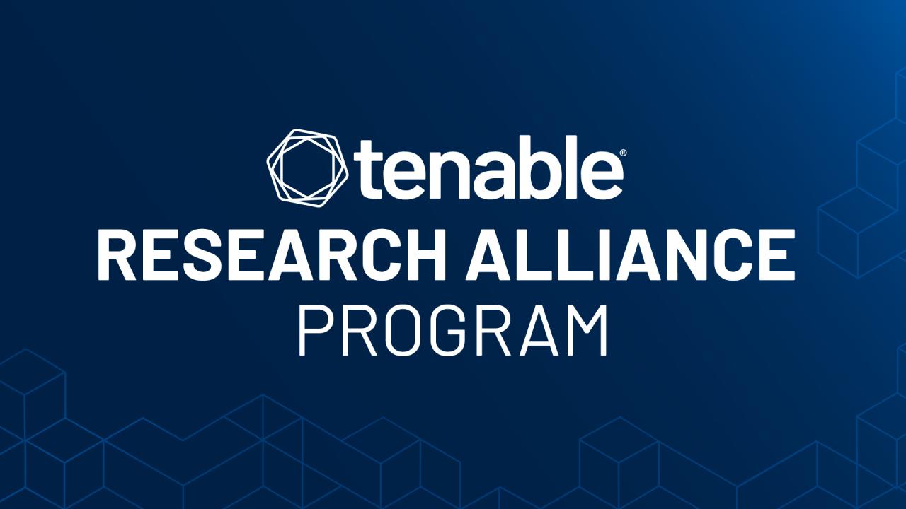 Tenable Research Alliance Program